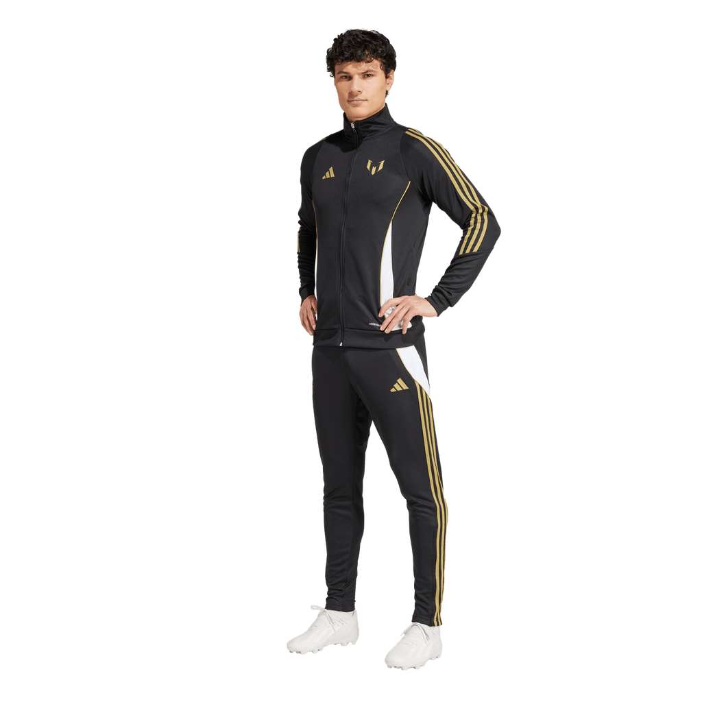 Men's Adidas Messi Football Pants Tracksuit Bottoms