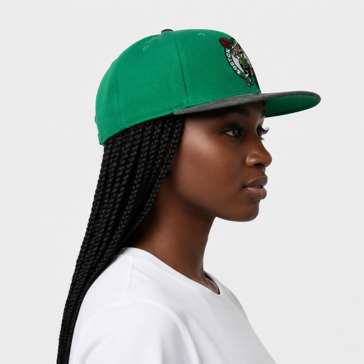 Mitchell And Ness NBA Boston Celtics Denim Beak Snapback
