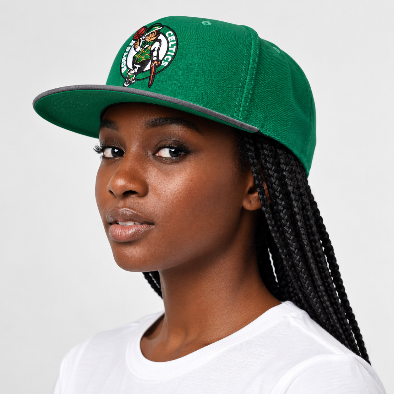 Mitchell And Ness NBA Boston Celtics Denim Beak Snapback