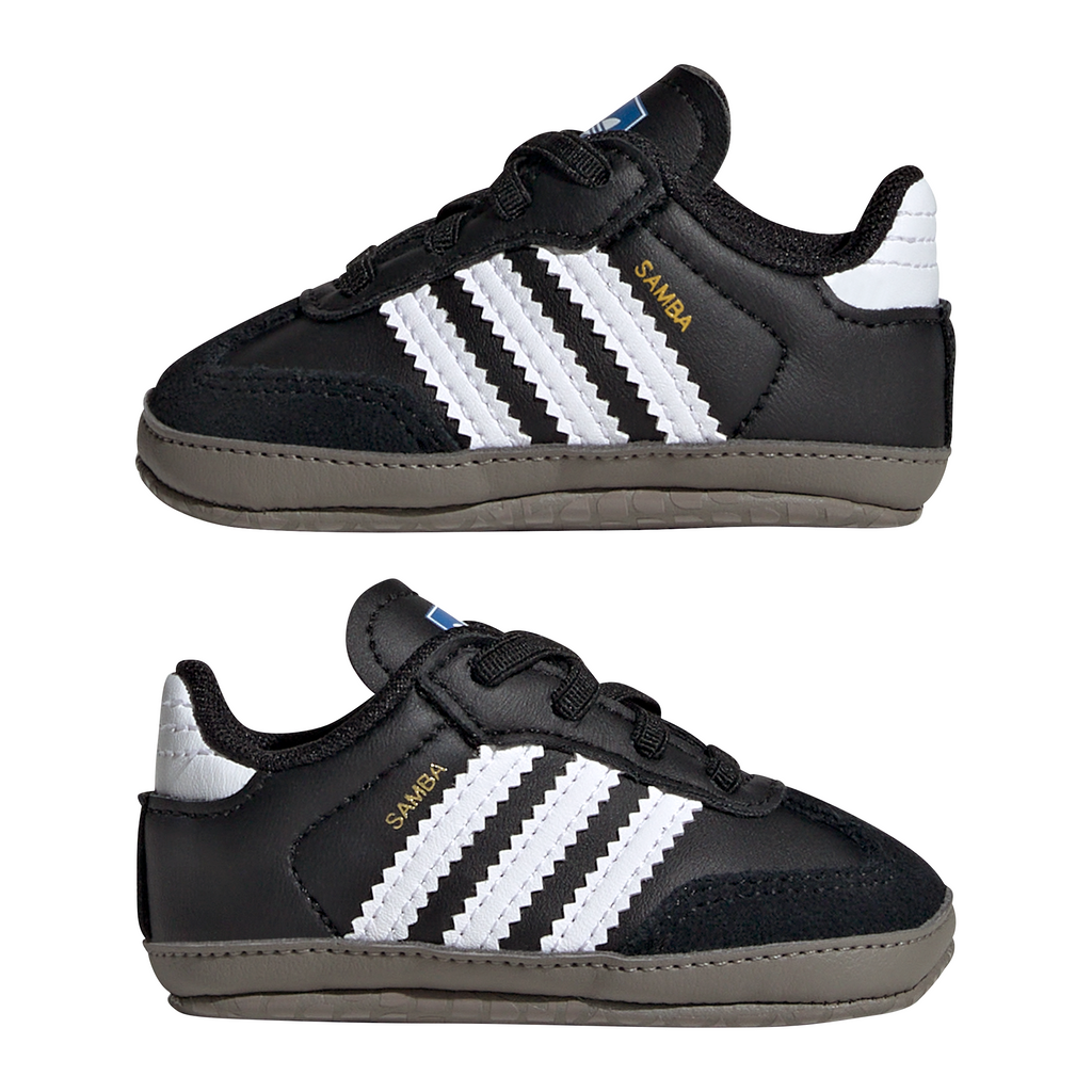 Baby/Toddler Adidas Samba Crib "Black White"