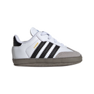 Baby/Toddler Adidas Samba Crib "White Black Clear Granite"