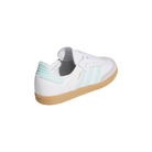Big Kids' Adidas Samba OG J "White Semi Flash Aqua"