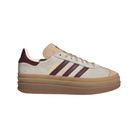 Women's Adidas Gazelle Bold W "Cream White Maroon"