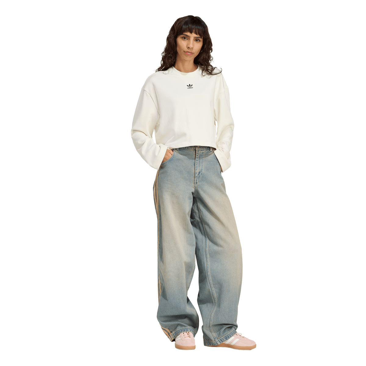 Essentials Wide Rib Women's Adidas Essentials Winterized Wide Rib Long Sleeve – The Closet Inc.