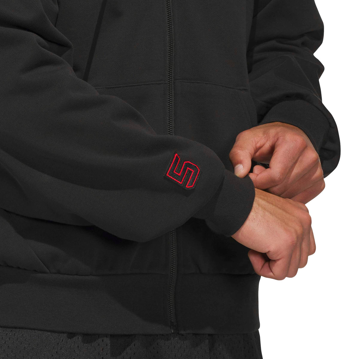 Men's Adidas Anthony Edwards Foundation Full Zip Hoodie