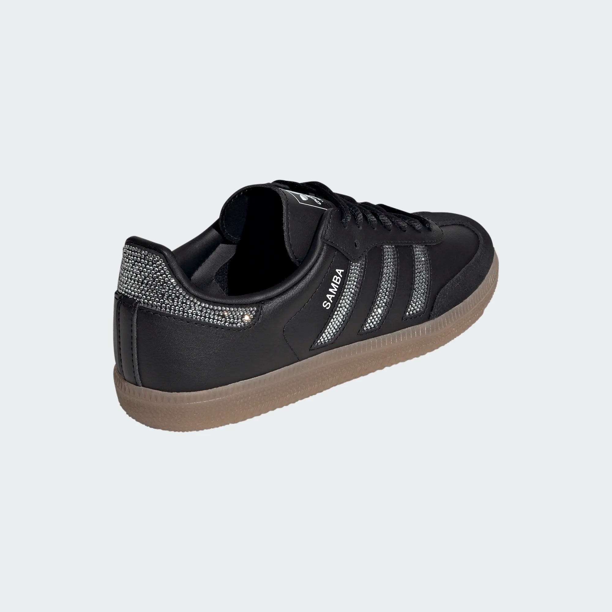Big Kids' Adidas Samba OG "Rhinestone Black Silver" (Unisex)