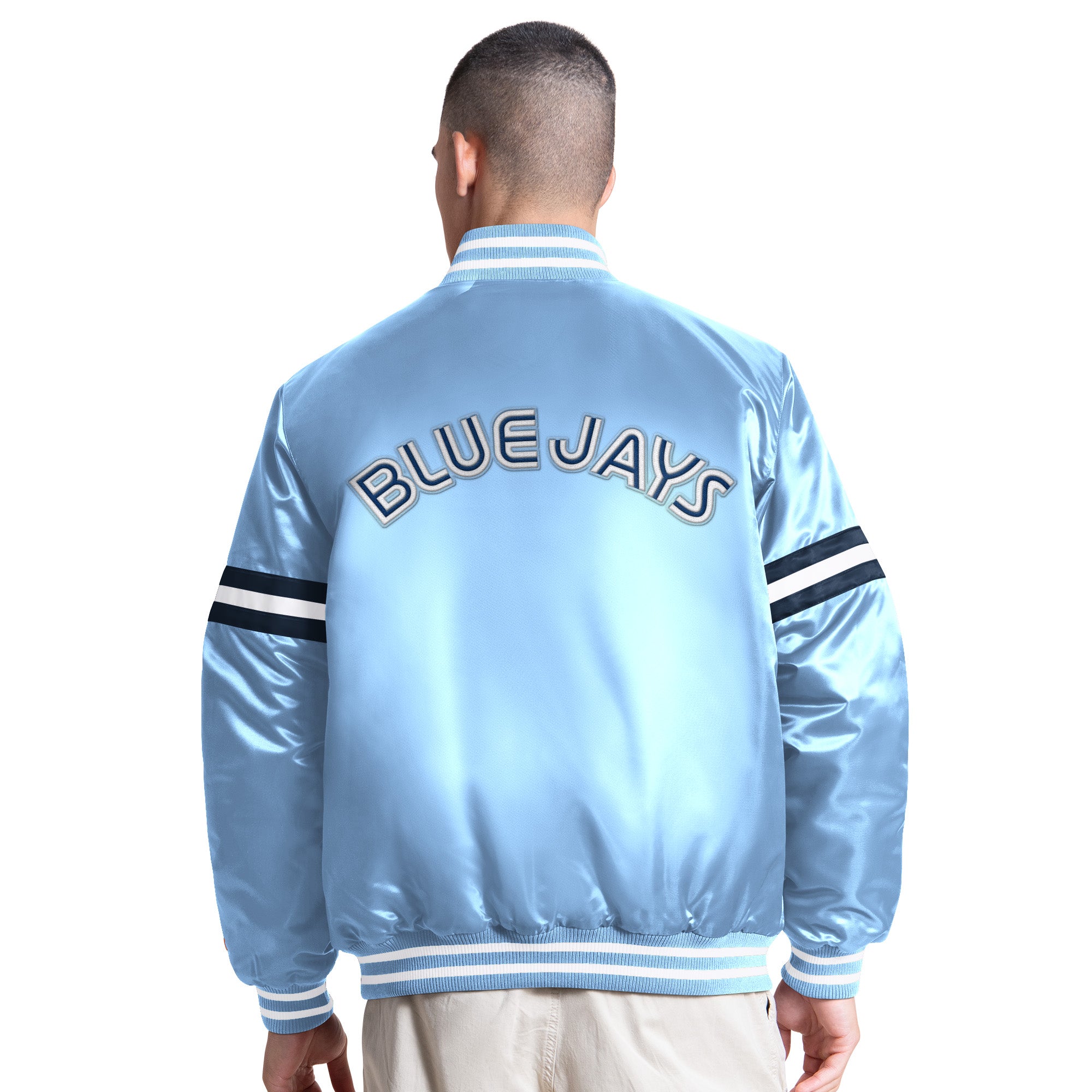 Men's Starter Toronto Blue Jays Satin Jacket – The Closet Inc.