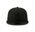 Las Vegas Raiders New Era Black on Black 9FIFTY Snapback