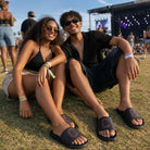 The Closet Inc. Slides (Black W Red)