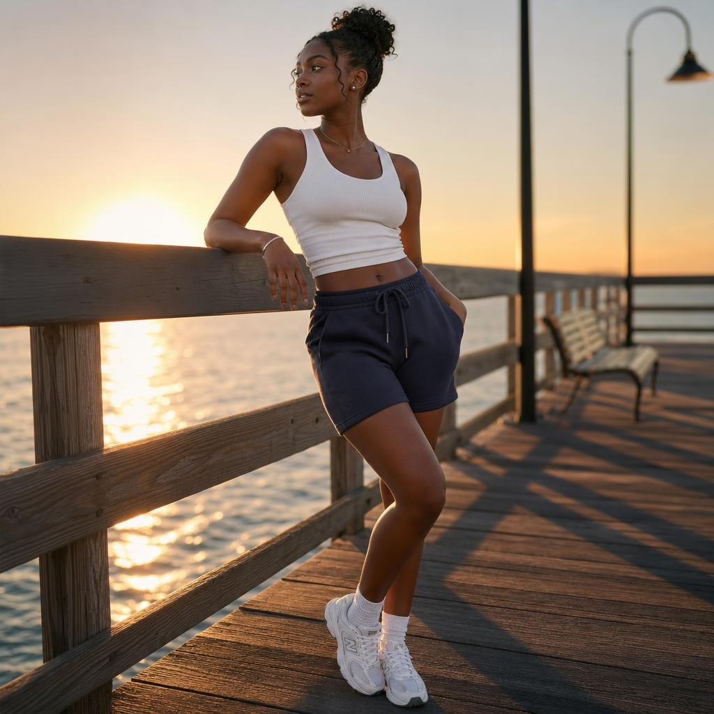 Women's TCI Black Shorts (CLR)
