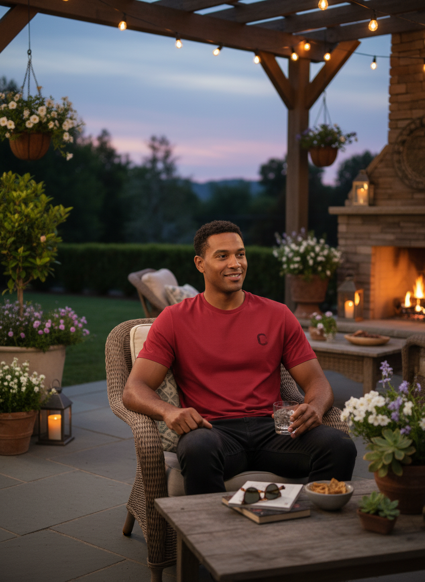 The Closet Inc Men Basic T-Shirts “Red