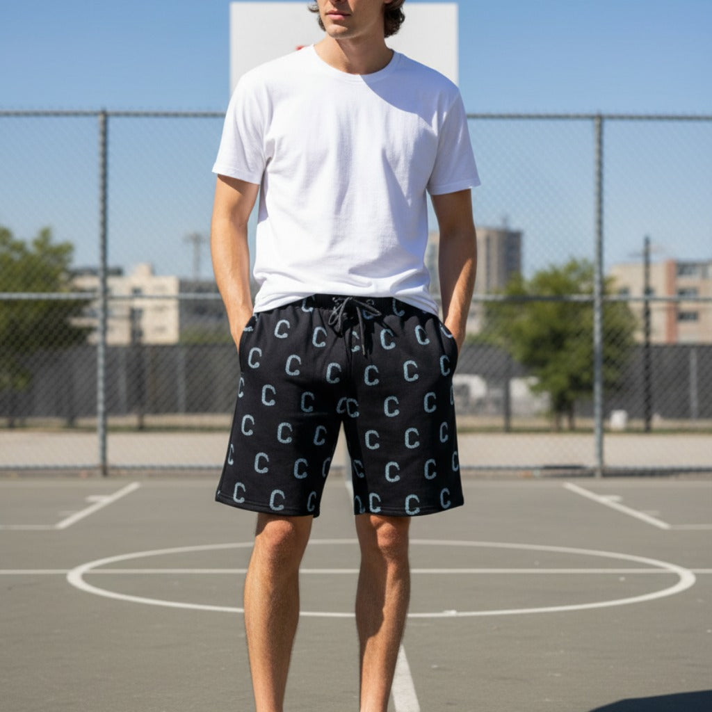 Men's Closet Inc A.O.P Shorts (Blk)