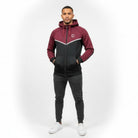 Men's The Closet Inc. Tech Fleece Top - Black/Maroon