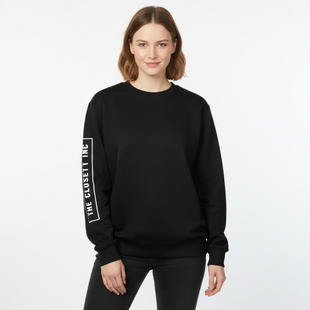 Women's Crew Fleece Top (Black)