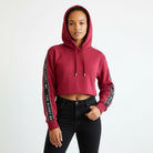 Women's The Closet Inc. Pull Over Tape Crop Top Cherry Red