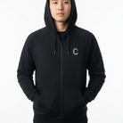Men's The Closet Inc. Zip Fleece Top (Black)