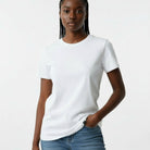 TCI Women's Plain White Tee Basic