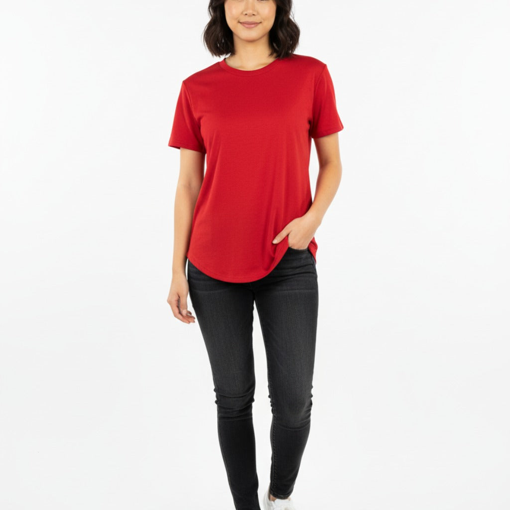 The Closet Inc Women T-Shirt “ RED PLAIN