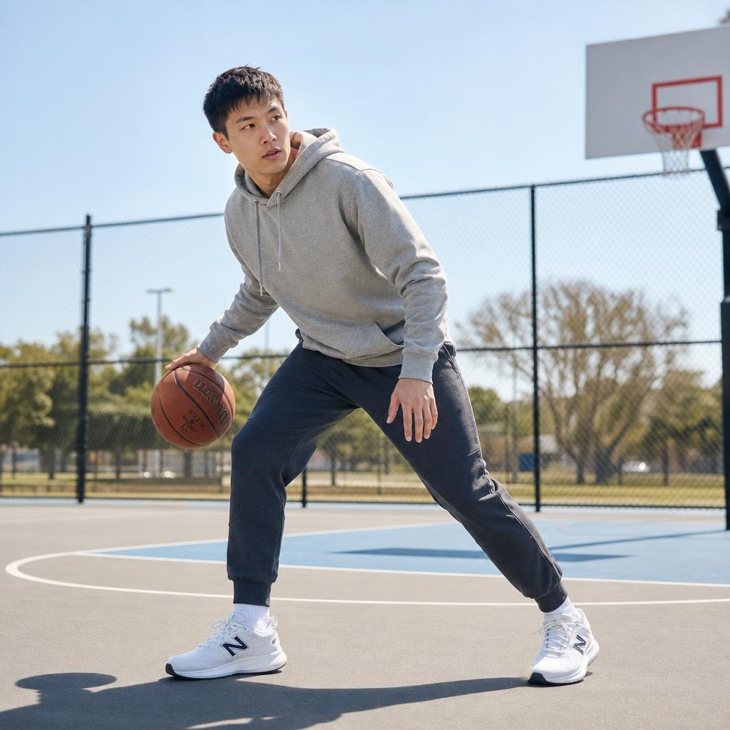 Men's The Closet Inc. Fleece Z Pants - Plain Charcoal