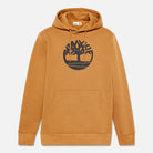 Men's Timberland Kennebec River Tree Logo Hoodie "Wheat Black"