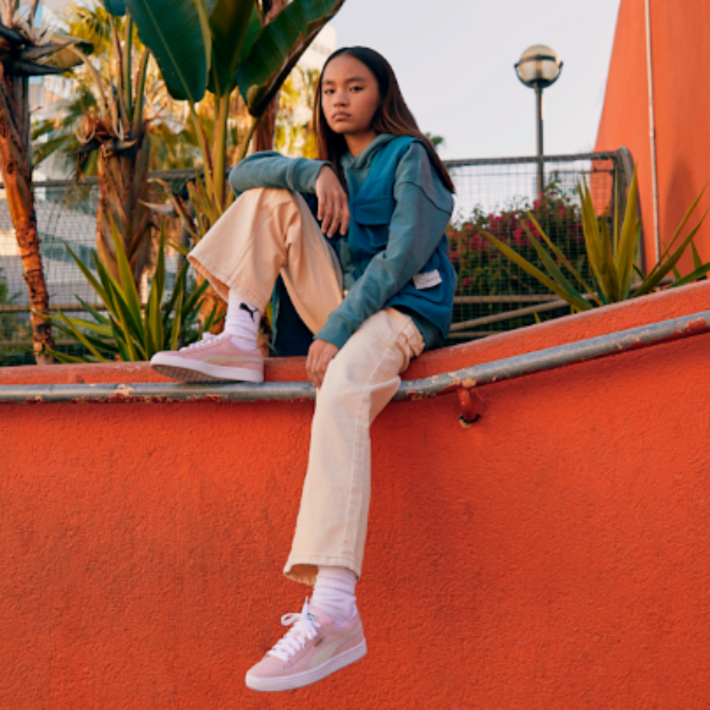 Big Kids' Puma Suede Classic XXI "Pink Lady"