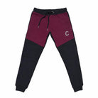 Women's TCI Tech Fleece Zip Pants (Black/Burgundy)