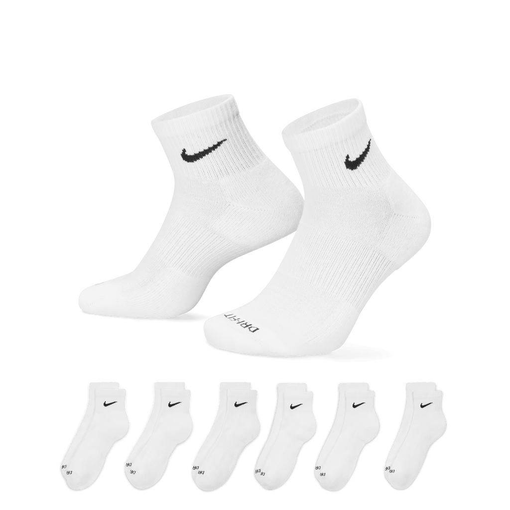 Nike Everyday Plus Cushioned Training Ankle Socks (6 Pairs) (Unisex)