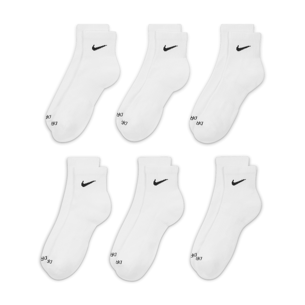 Nike Everyday Plus Cushioned Training Ankle Socks (6 Pairs) (Unisex)