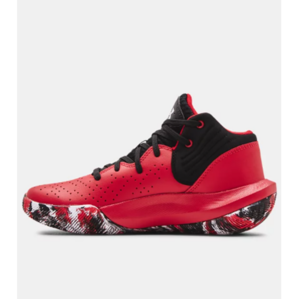 Big Kids' Under Armour Jet '21 Basketball "Red Black Camo"