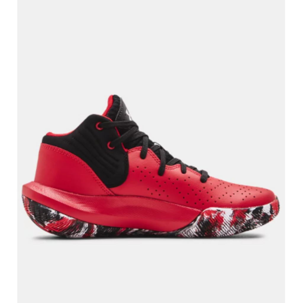 Big Kids' Under Armour Jet '21 Basketball "Red Black Camo"