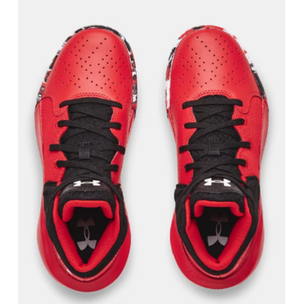 Big Kids' Under Armour Jet '21 Basketball "Red Black Camo"