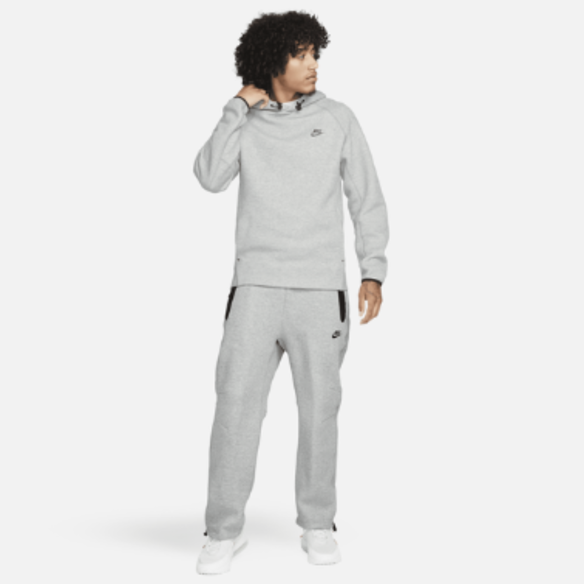 Nike sportswear tech hot sale fleece men's pullover hoodie