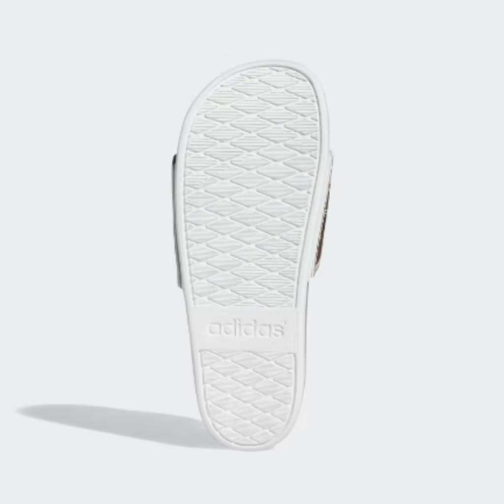 Women's Adidas Adilette Comfort Champagne Slides "Champagne Metallic"