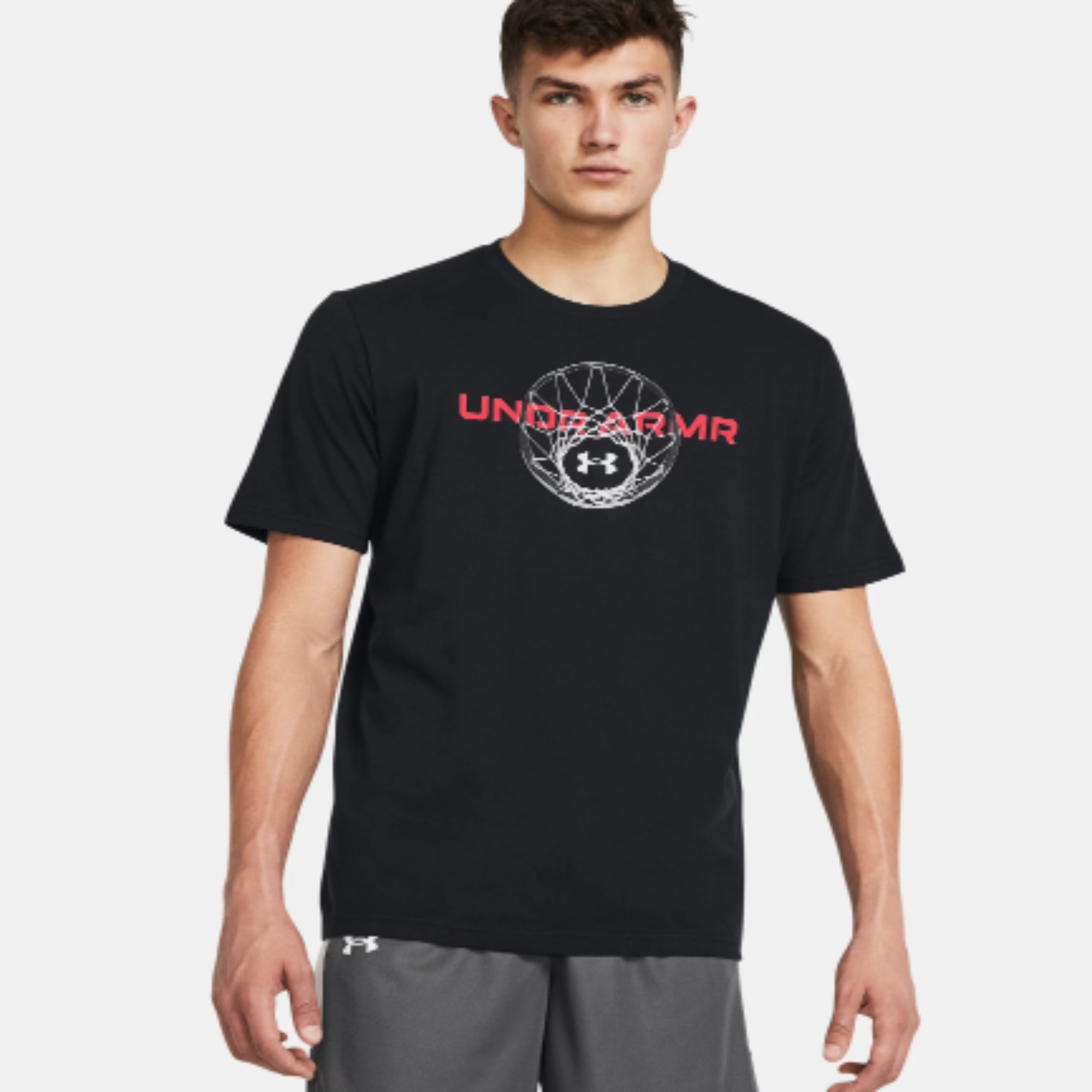 Men's Under Armour Basketball Net Wordmark Short Sleeve – The