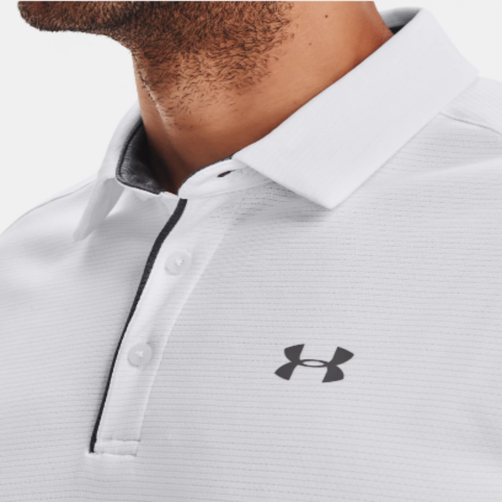 Men's Under Armour Tech™ Polo "White Graphite"