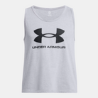 Men's Under Armour Sportstyle Logo Tank "Steel Light Heather/Black"