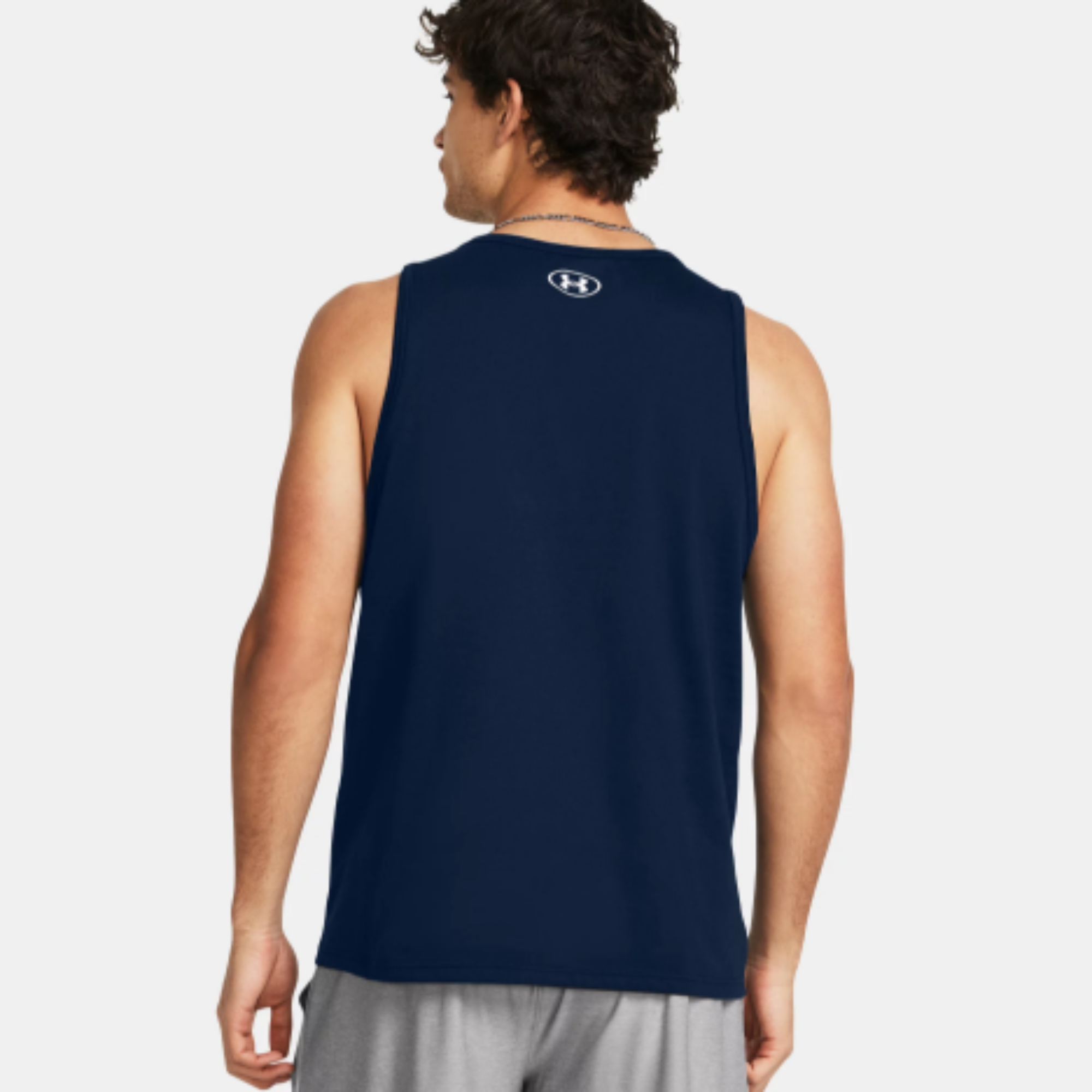 Men's Under Armour Sportstyle Logo Tank "Academy/White"