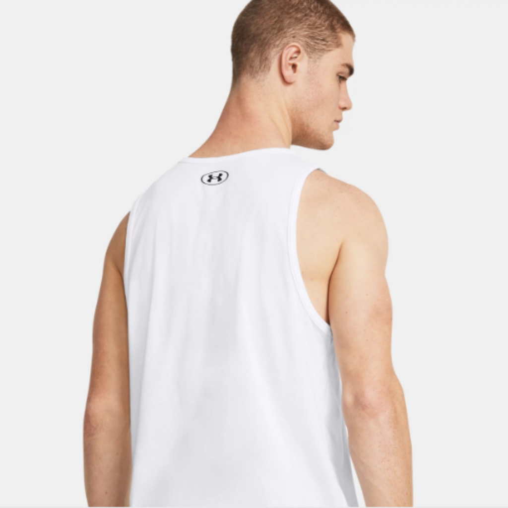 Men's Under Armour Sportstyle Logo Tank "White/Black "