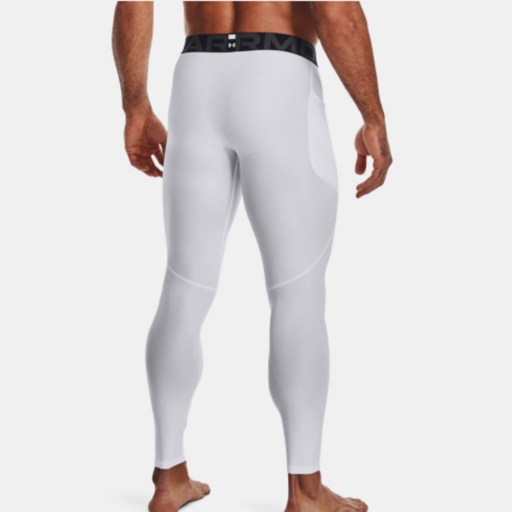 Men's Under Armour HeatGear® Leggings "White Black"