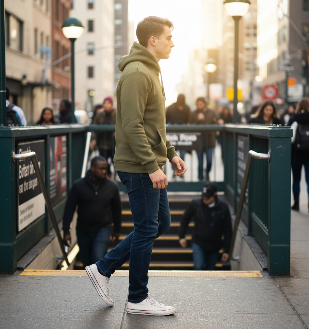 Men's TCI PO Hoodie OG Olive Blk