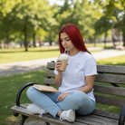 Women's The Closet Inc. White Tee Curved (GLD)