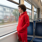 Men's The Closet Inc. Fleece Pullover RED