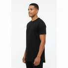 Men's The Closet Inc. Curved Hem T-Shirt - Black With Clear C