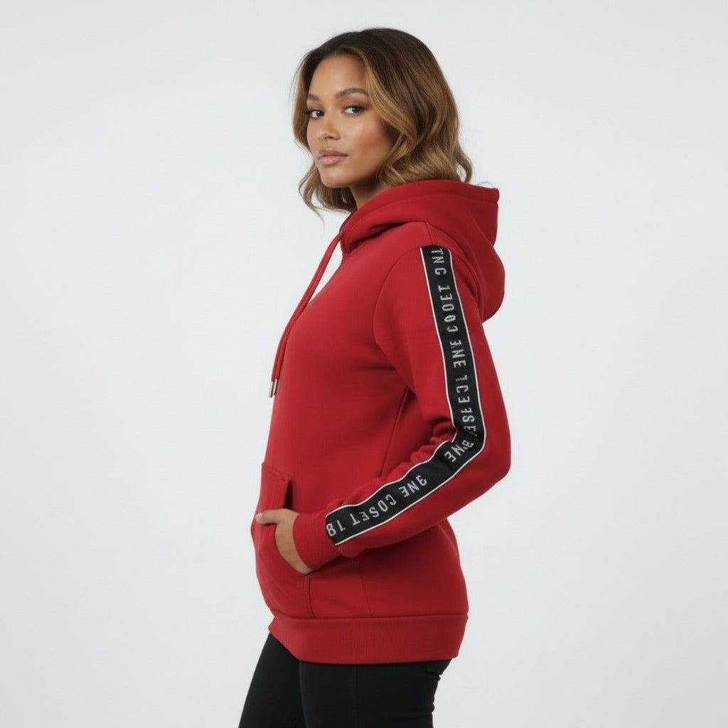 Women's The Closet Inc. Brand Hoodie - Burgundy