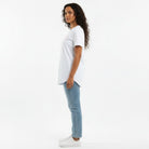 The Closet Inc Women T-Shirt White With Pink C
