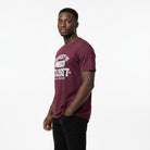 The Closet Inc Men Basic T-Shirts “ Burgundy "Property Of"