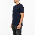 Men's The Closet Inc. Plain T-Shirt (Navy-Wht Logo)