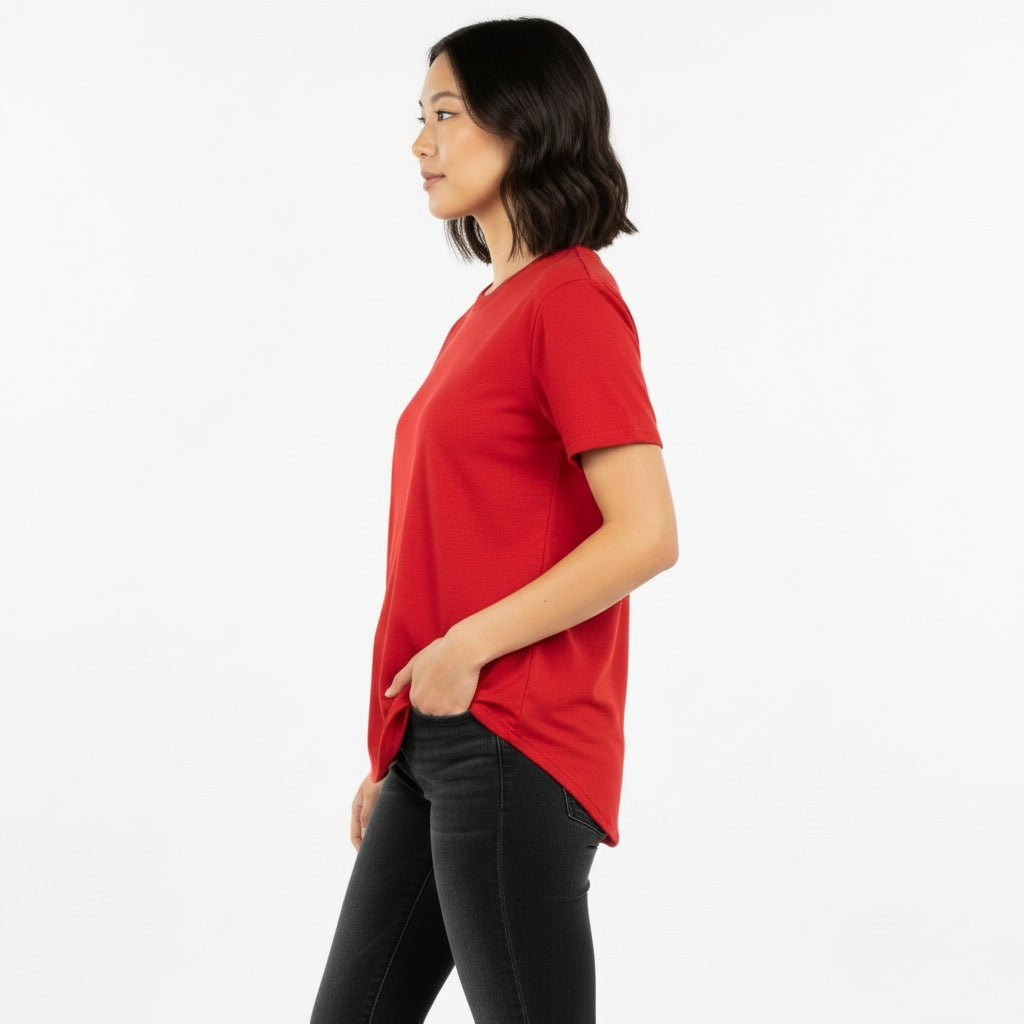 The Closet Inc Women T-Shirt “ RED PLAIN