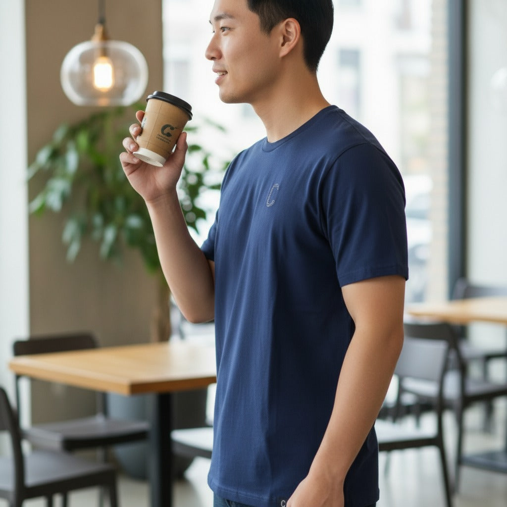 Men's TCI Navy Tee Basic (CLR)