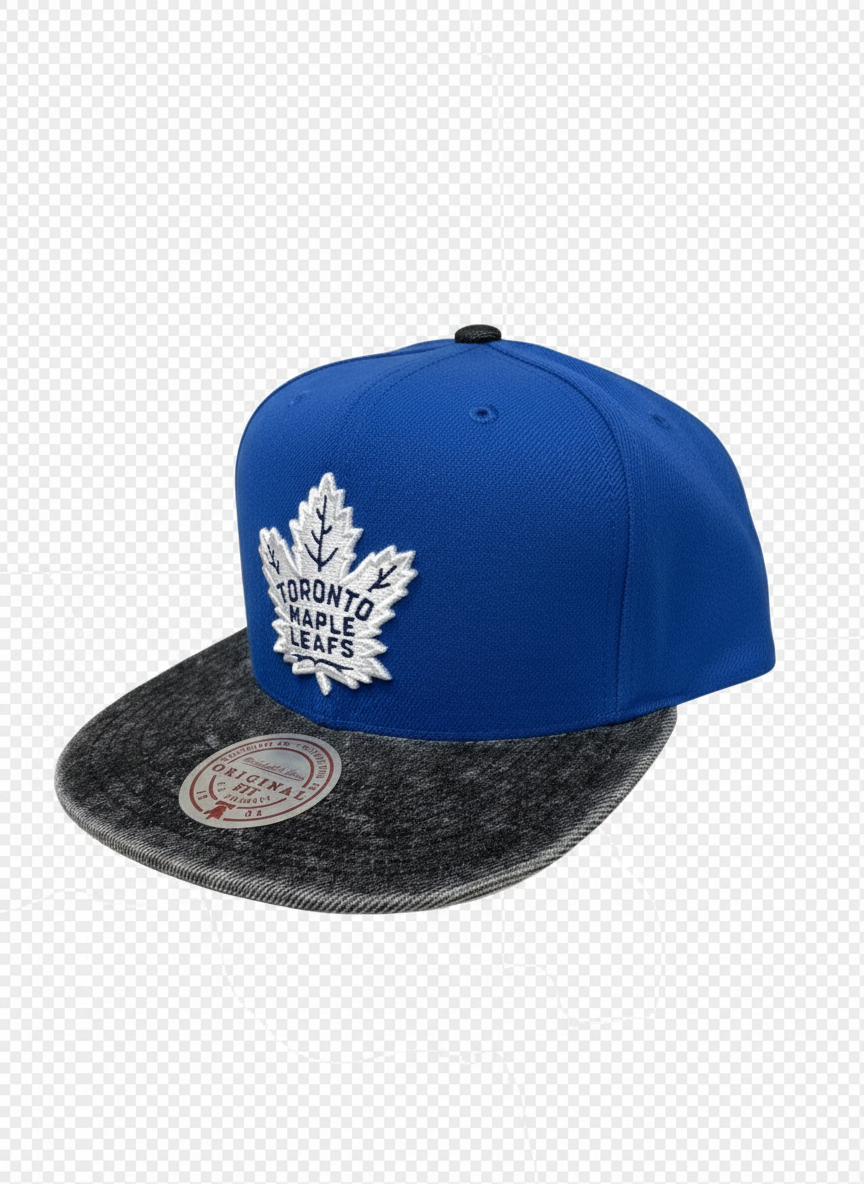 Mitchell And Ness NHL Toronto Maple Leafs Denim Beak Snapback